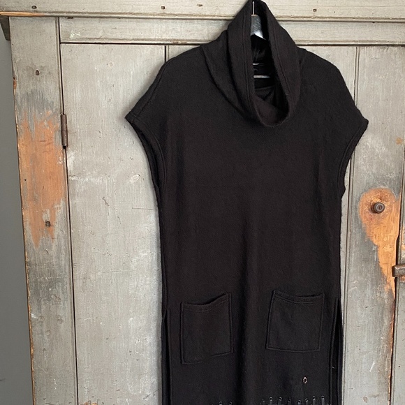 RUDSAK NWT Maradi Sweater Dress M/L Black Wool - Picture 8 of 11